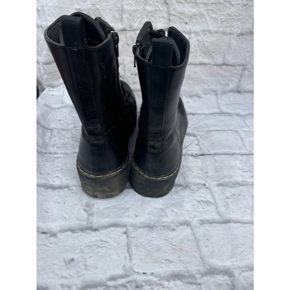 Women's Unlisted Y2K Combat Boots, Size 10M, Black - Picture 3 of 8